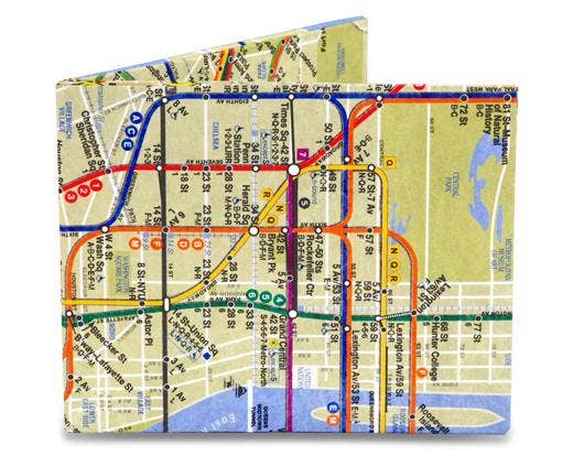 Subway Map Mighty Wallet - Image 1