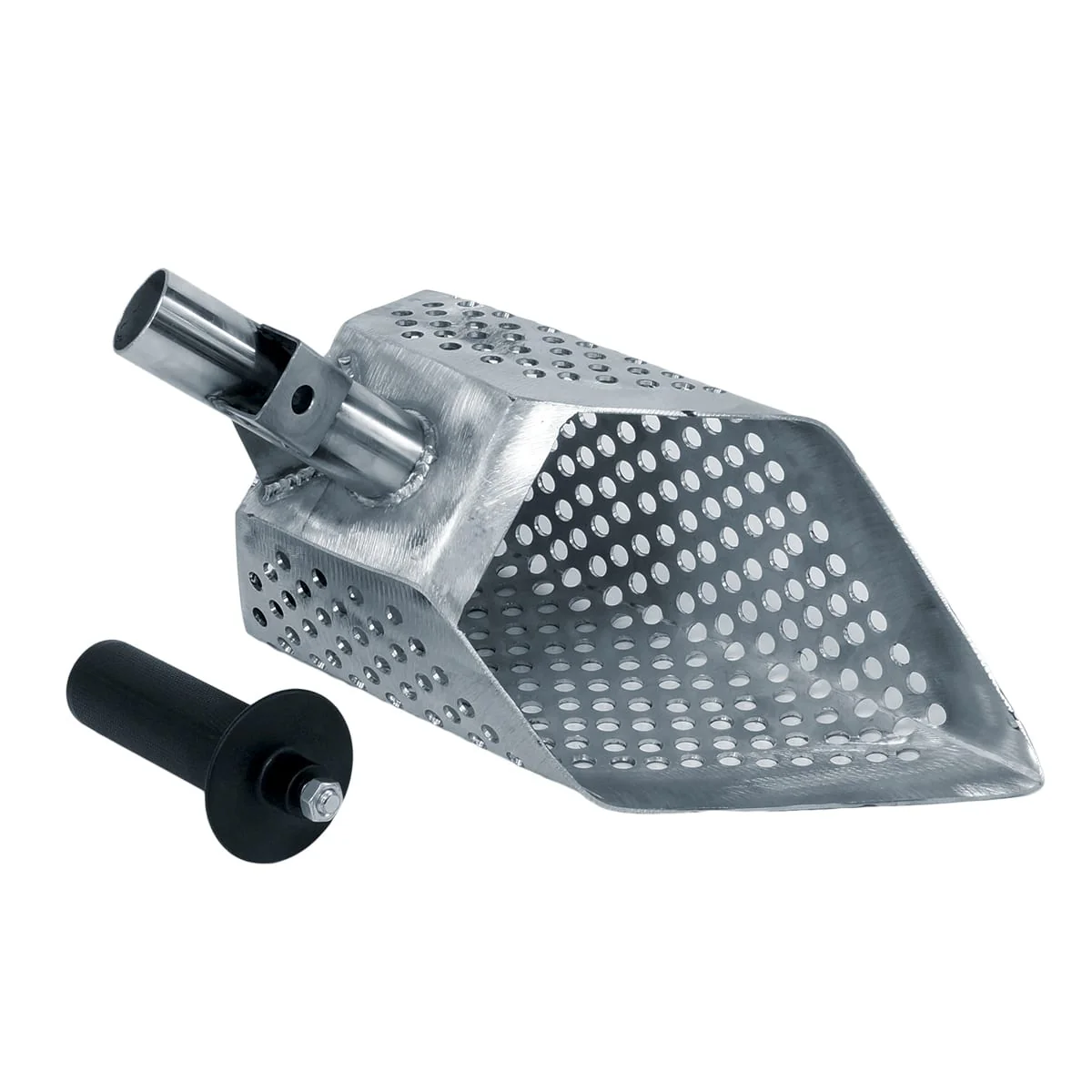 Dune Scoops Anaconda 11.5" Round Hole Stainless Sand Scoop - Image 1