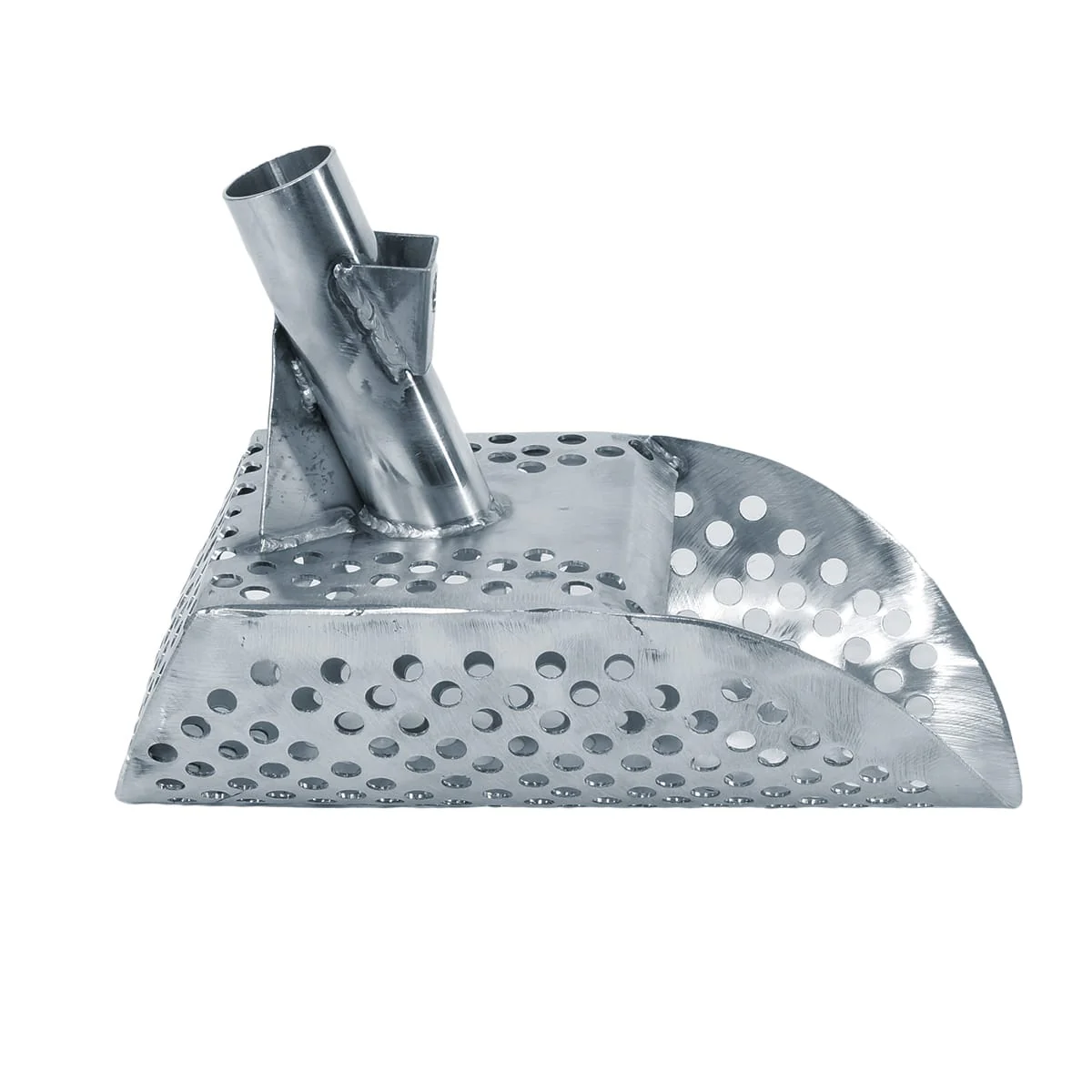 Dune Scoops Poseidon 10 x 5" Stainless Metal Detector Sand Scoop Round Holes - Image 3