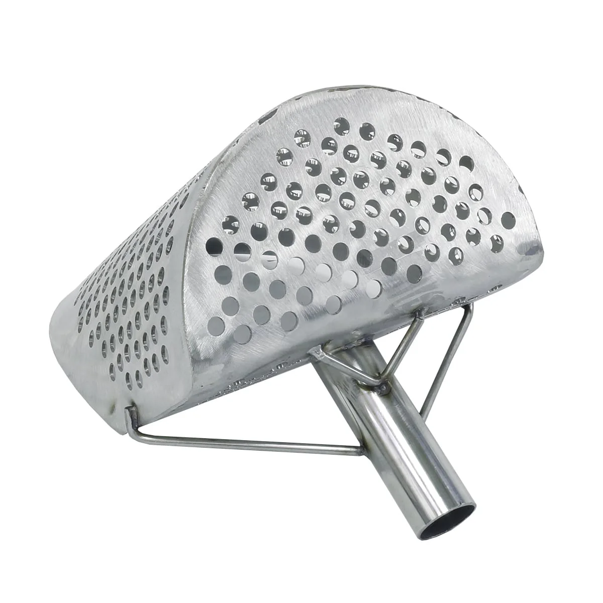 Dune Scoops Kraken 11" x 8" Stainless Steel Metal Detector Sand Scoop w/ Lg Round Holes - Image 3