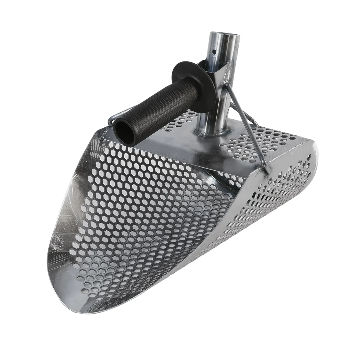 Dune Scoops Kraken 11" x 8" Stainless Steel Metal Detector Sand Scoop w/ 2 mount holes - Image 2