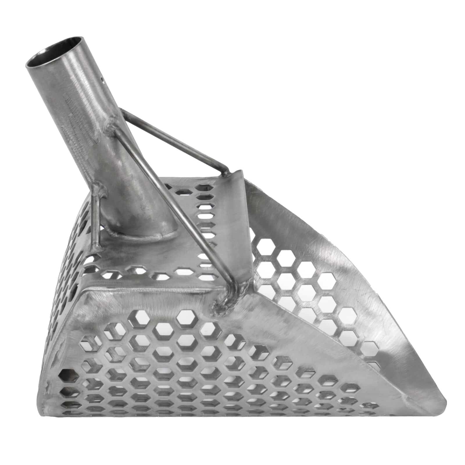 Dune Scoops Loch Ness Mini 9 x 6" Stainless Steel Metal Detector Sand Scoop - Image 2