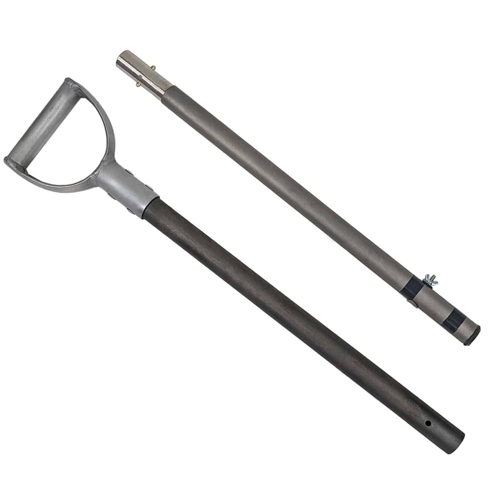 Dune Scoops Strong & Ultra Light Collapsible Titanium Pole with Handle for Large Dune Metal Detector Sand Scoops - Image 2