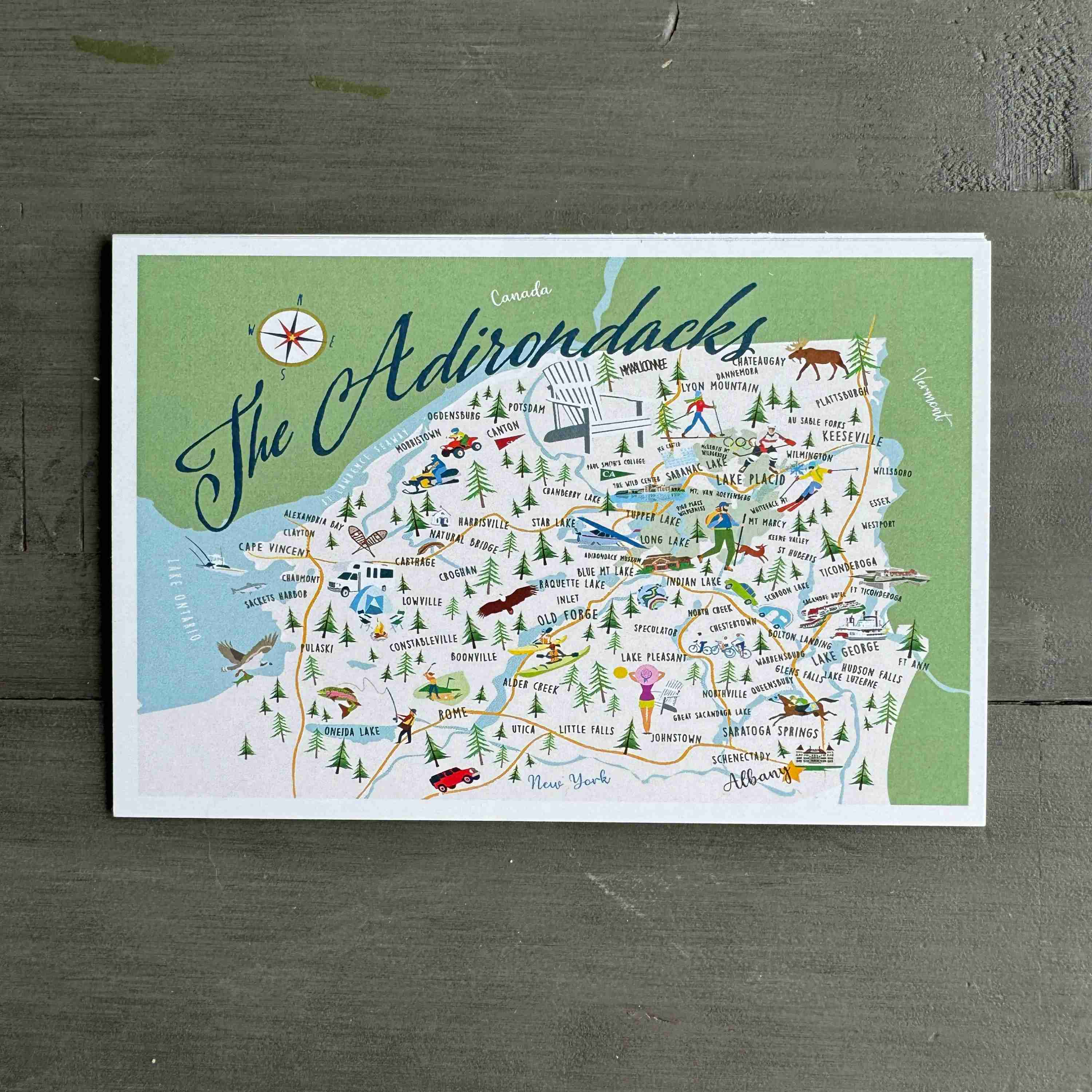 Adirondack 4″ x 6″ Postcard