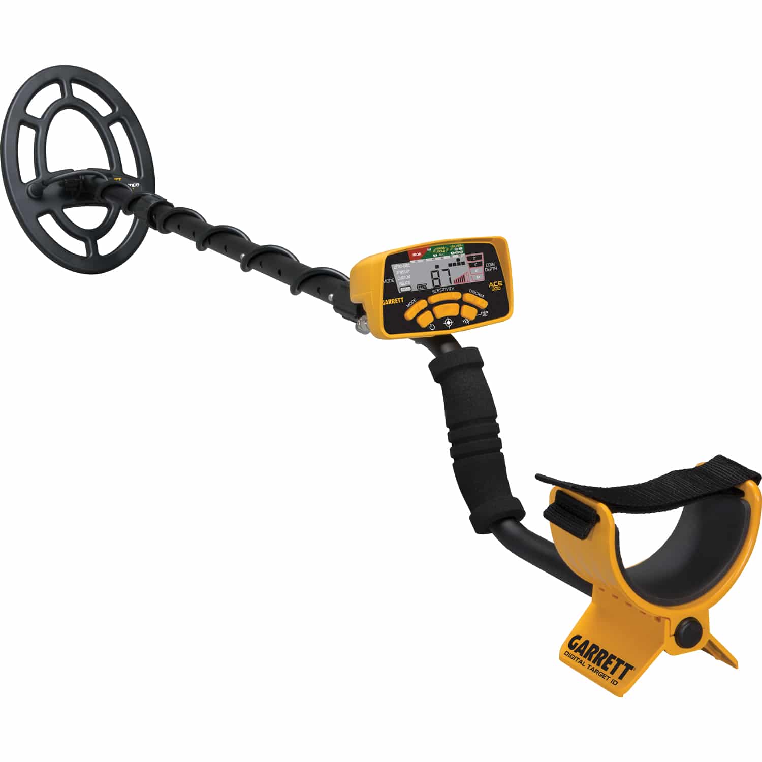 Garrett ACE 300 Metal Detector with 7" x 10" Coil (Open Box) - Image 2