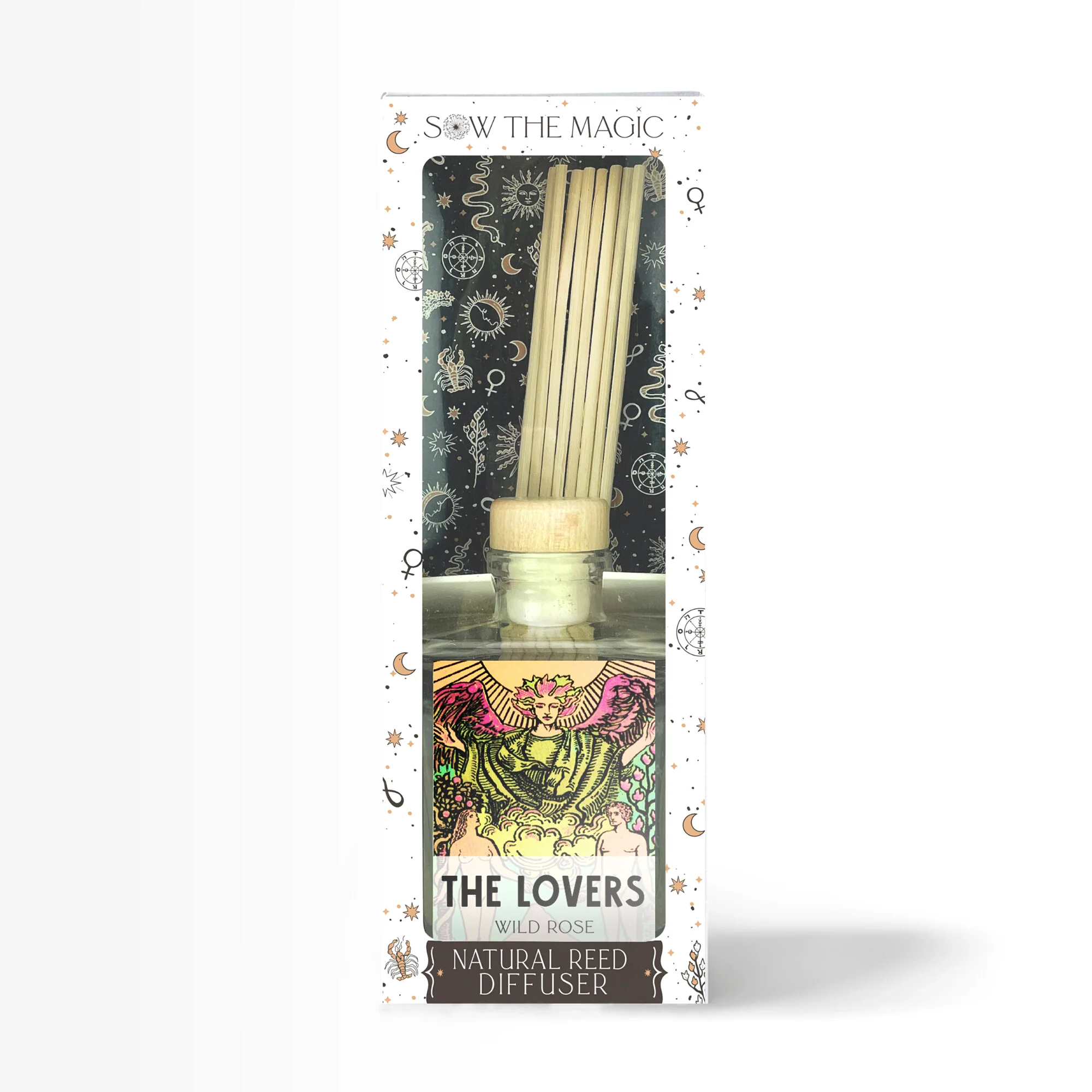 The Lovers Tarot Card Home Reed Diffuser - Image 2