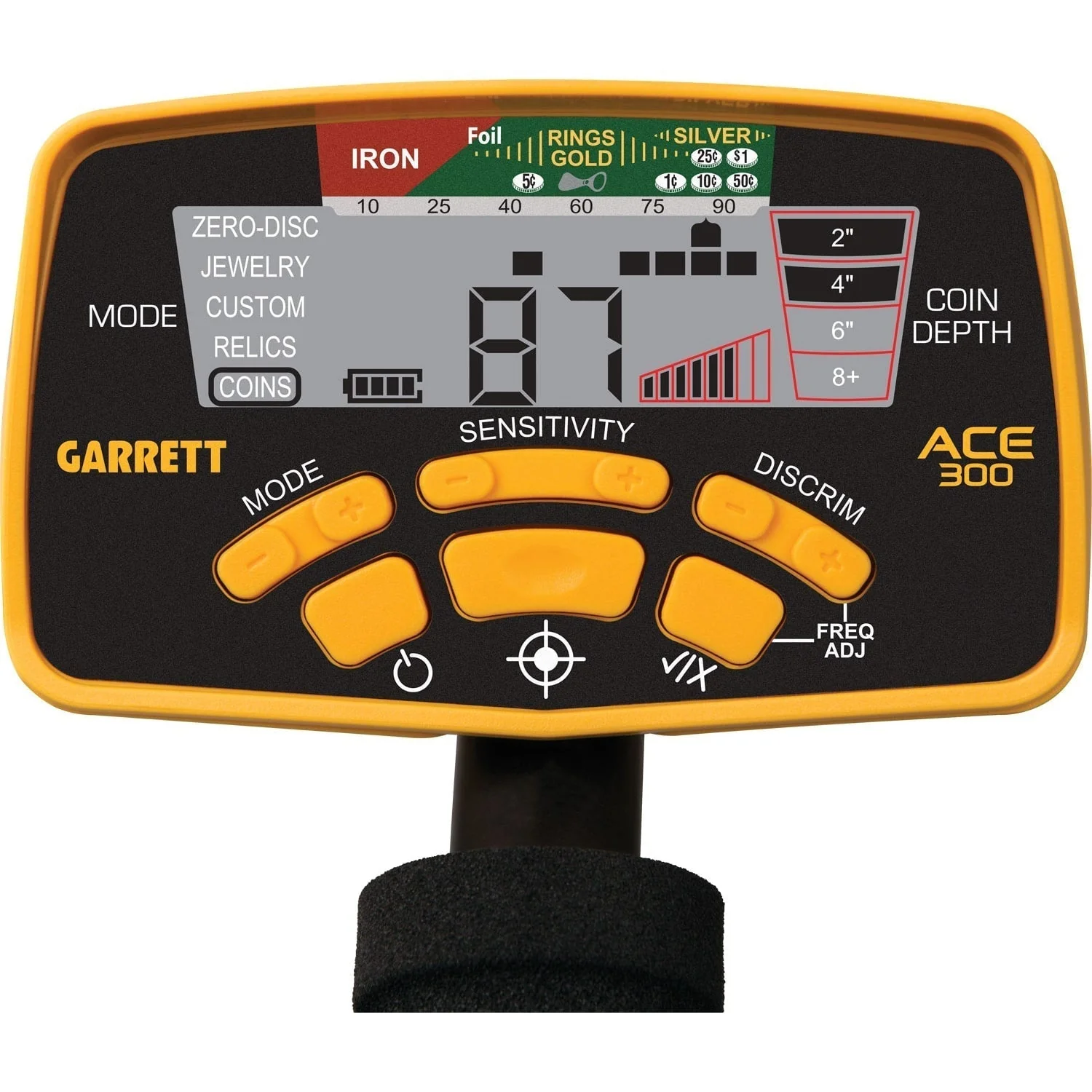Garrett ACE 300 Metal Detector with 7x10 Coil - Image 3