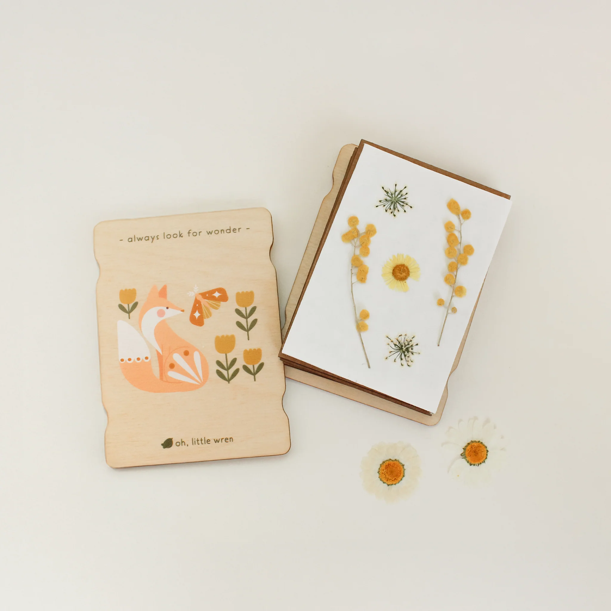 Little Nature Press - Mini Wooden Flower Press - Fox Design - Image 2