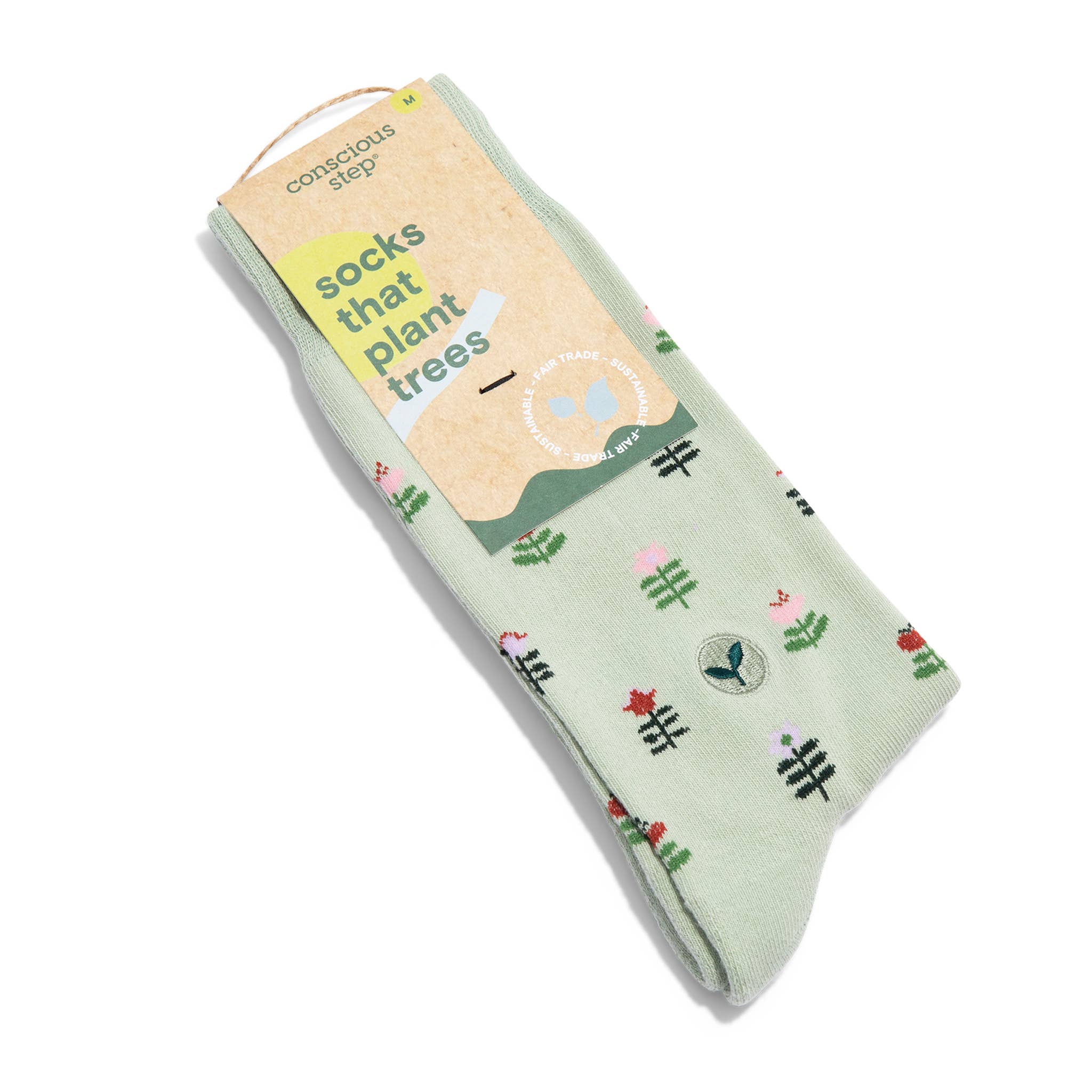 Socks that Plant Trees (Green Tulips) - Image 2