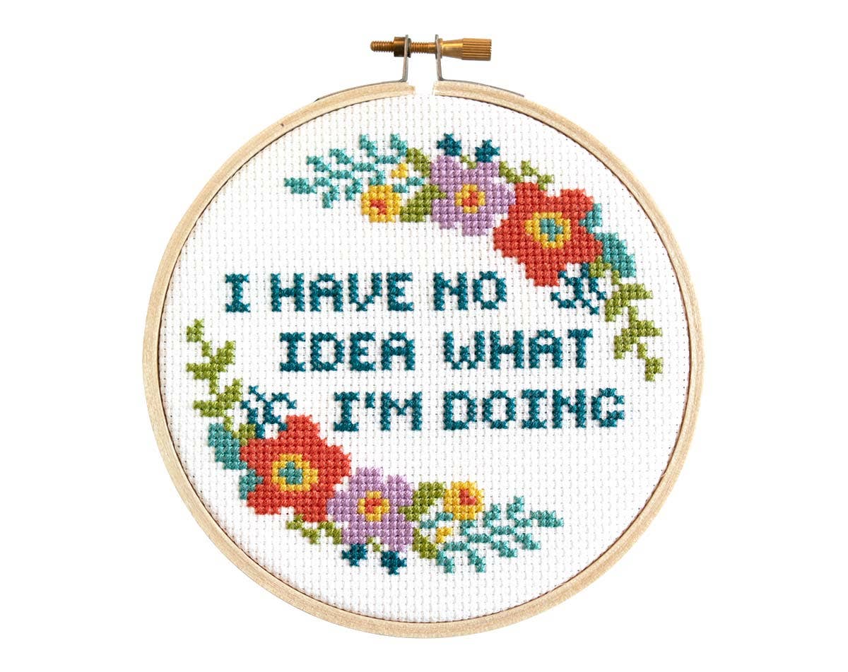 No Idea Cross Stitch Kit - Image 1