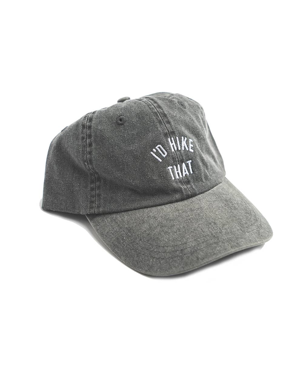 I'd Hike That Dad Hat | Charcoal - Image 2