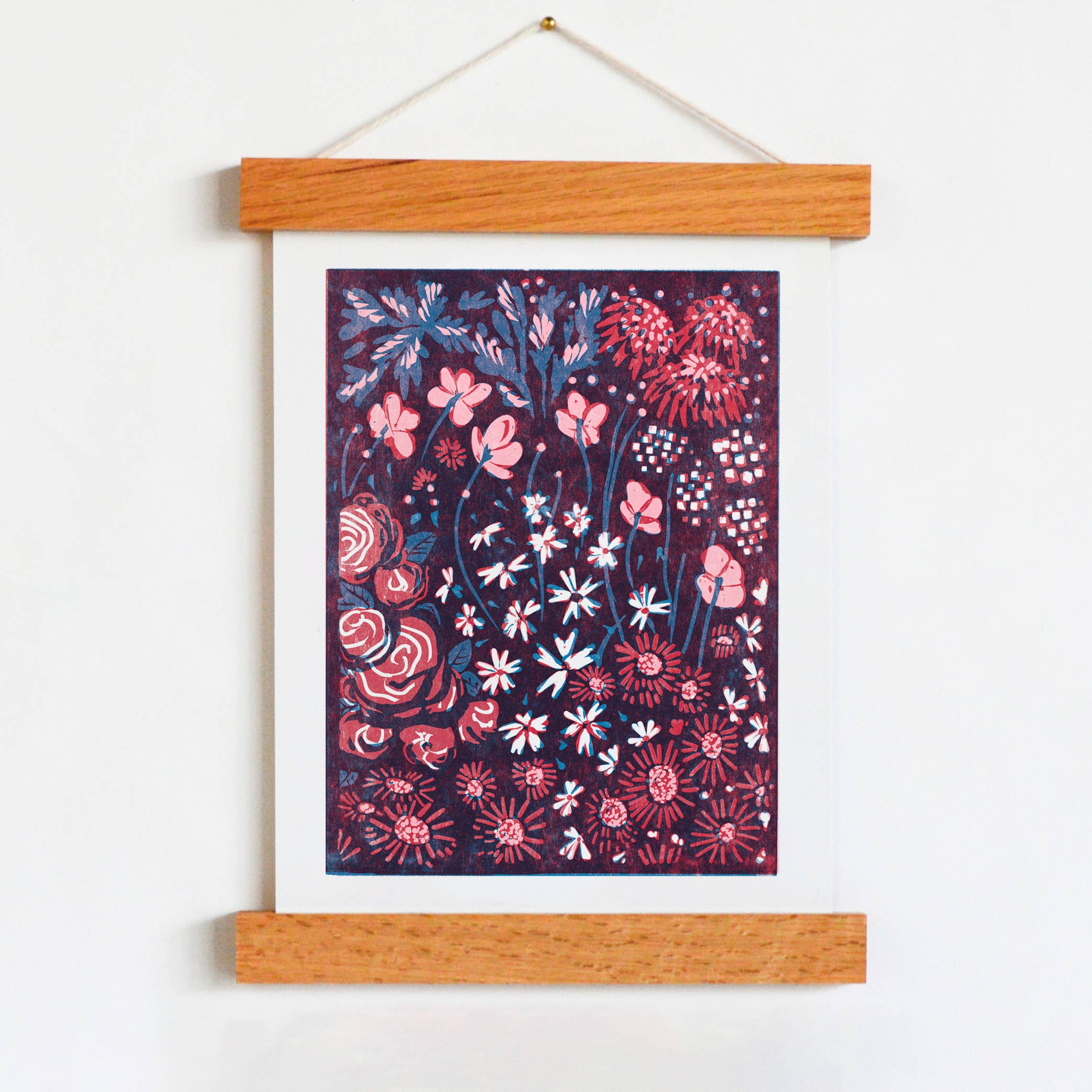 Crysanthemums and Phlox Art Print - Image 3