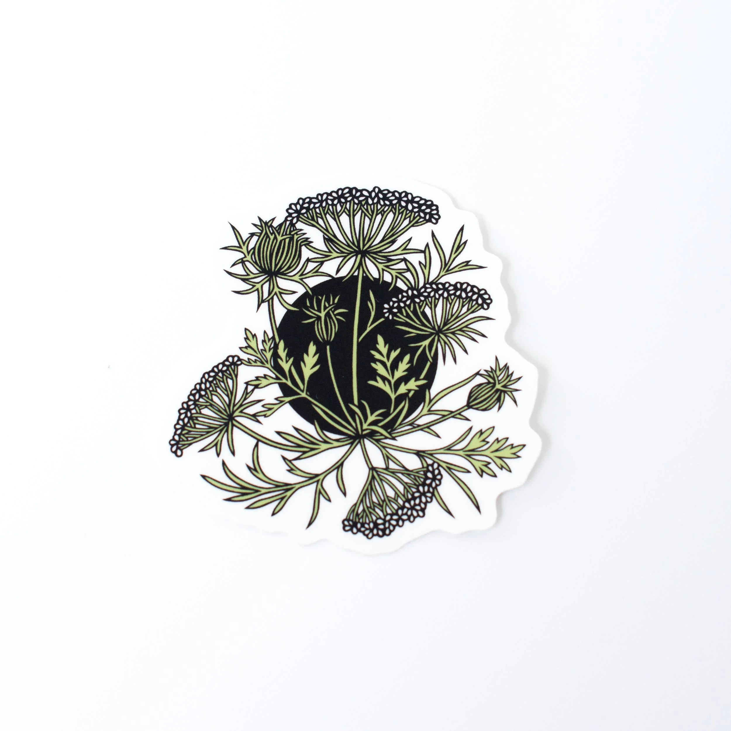 Queen Anne's Lace vinyl sticker - Image 2