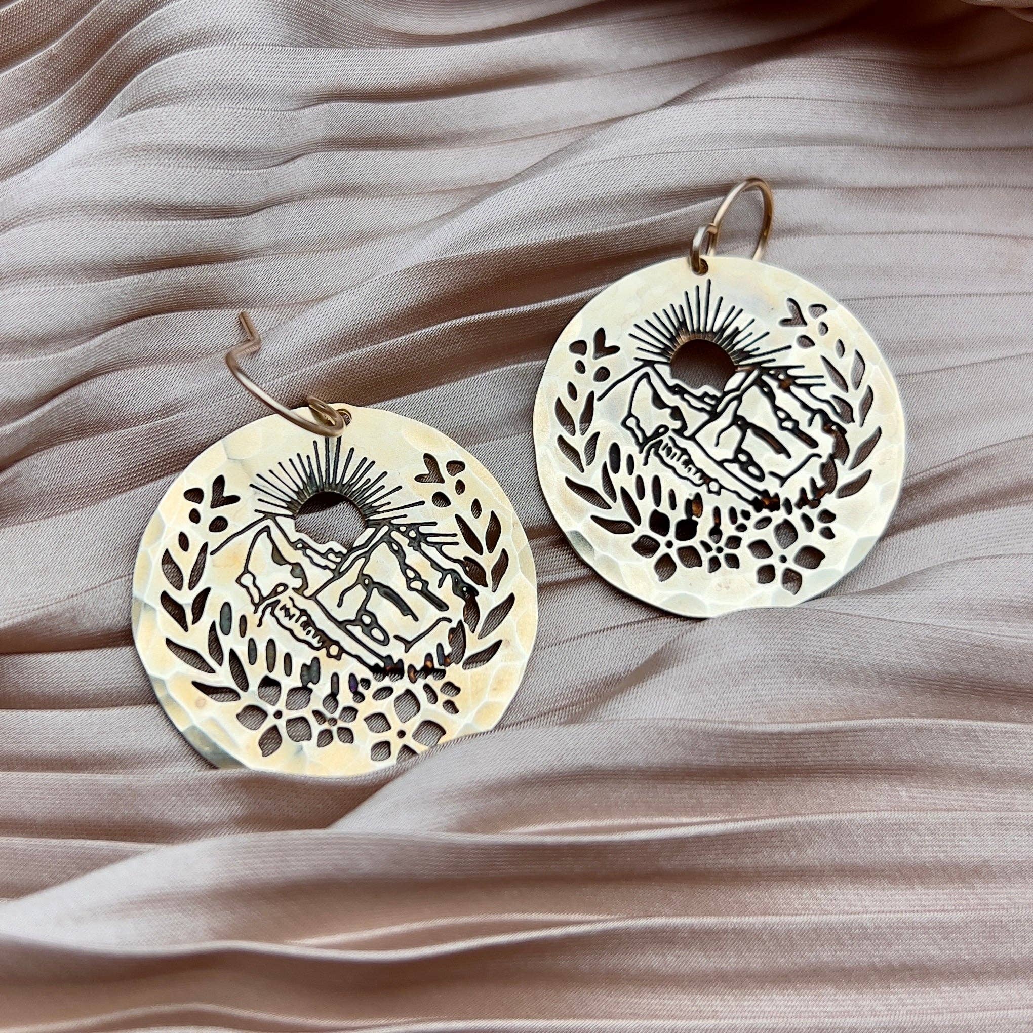 Handmade Prairie Earrings - Image 2
