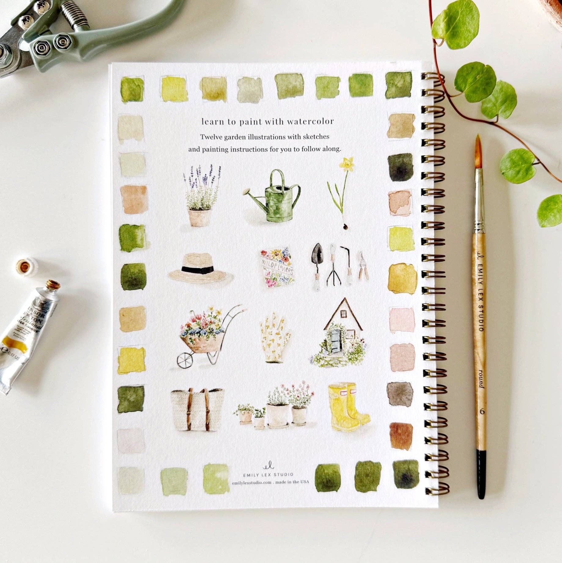 Garden watercolor workbook - Image 2