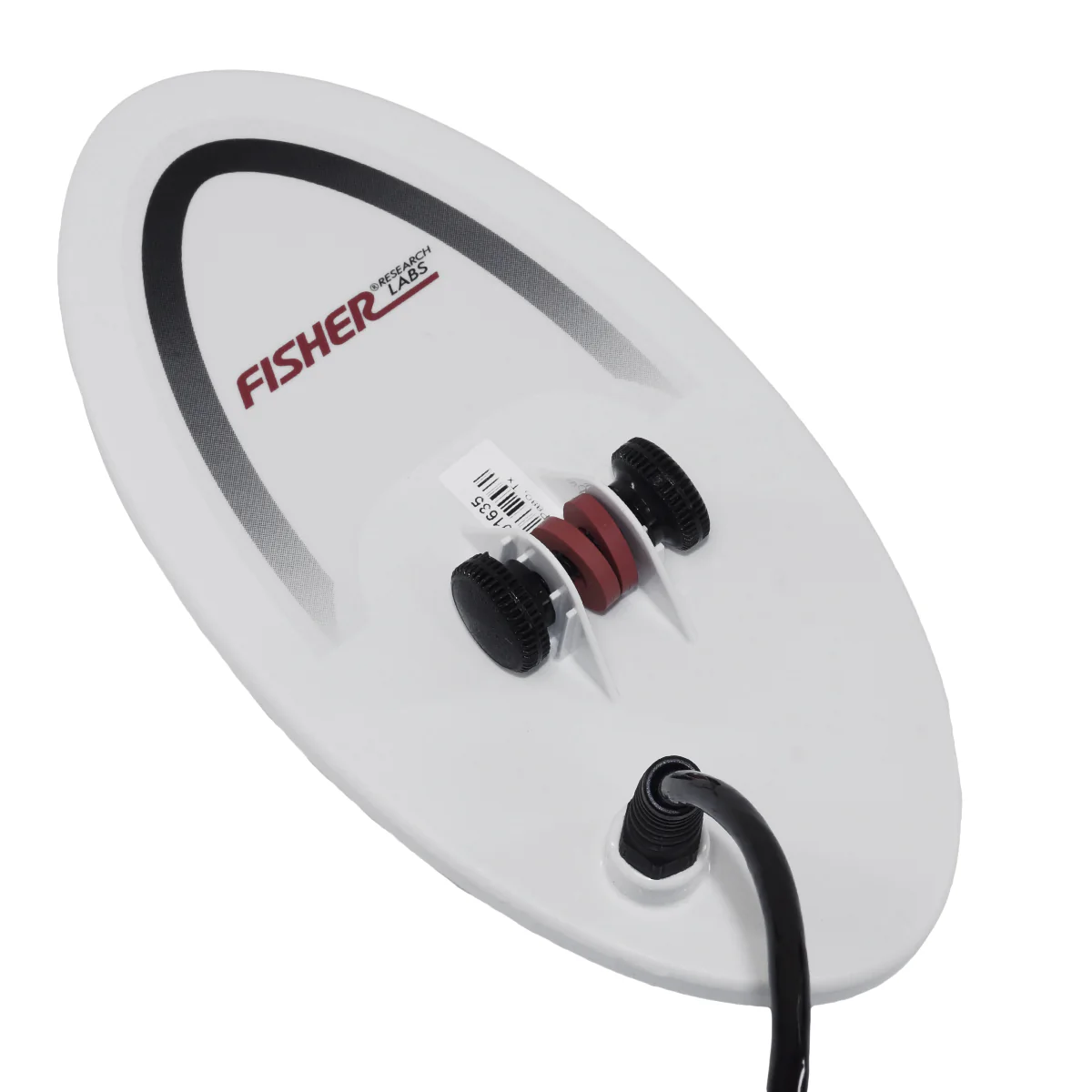 Fisher 10″ DD White Elliptical Closed Coil for F5 & F19 Metal Detectors