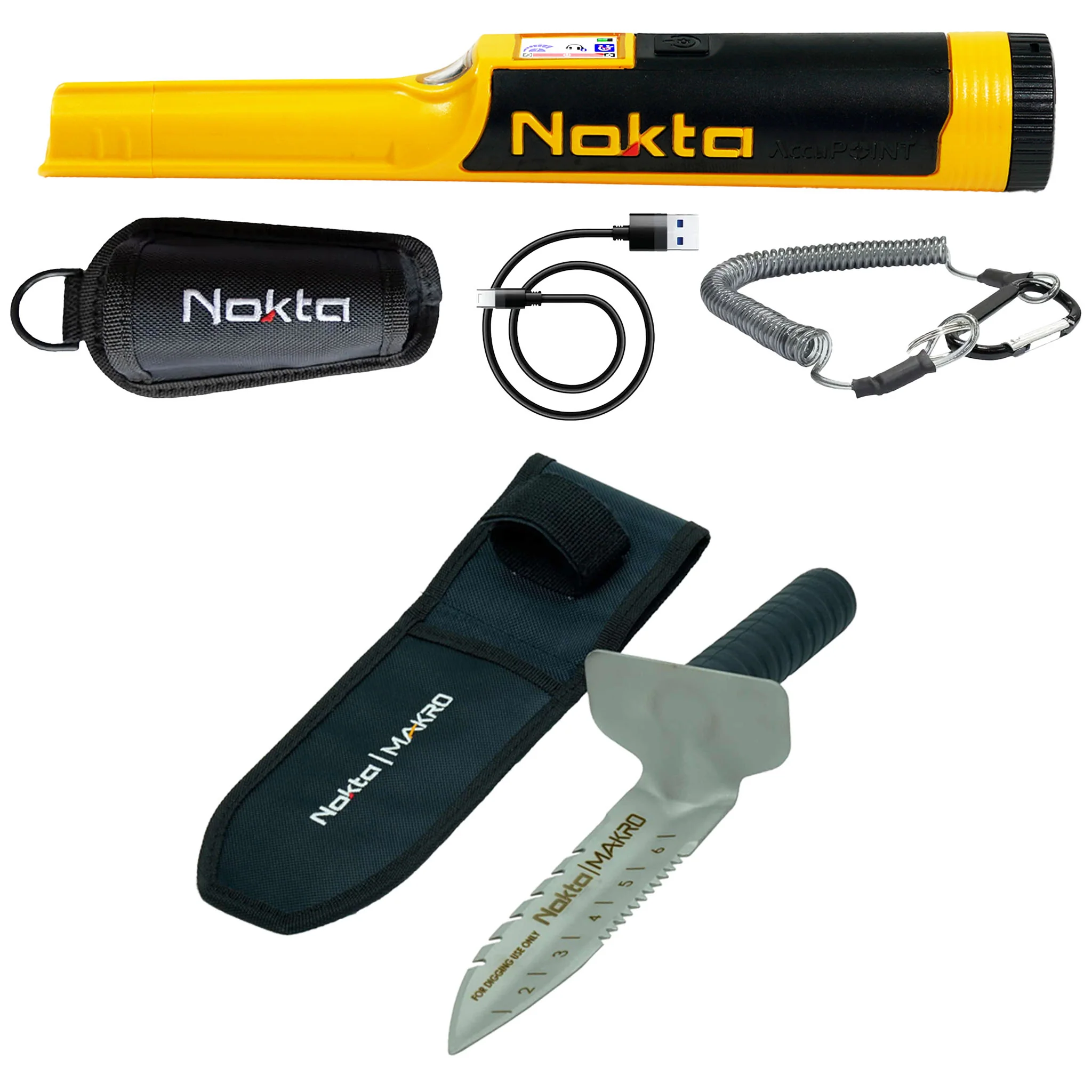 Nokta AccuPOINT Pinpointer with Color Display & Digger - Image 1