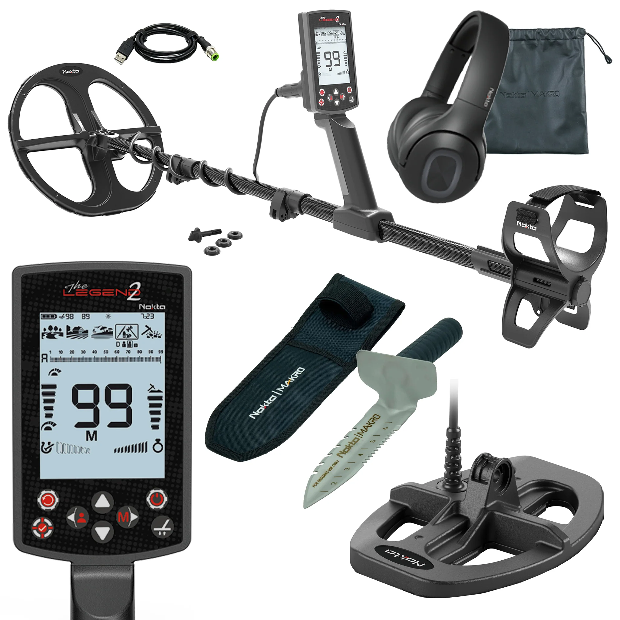 Nokta Legend 2 SMF Waterproof Metal Detector Kit - Image 1