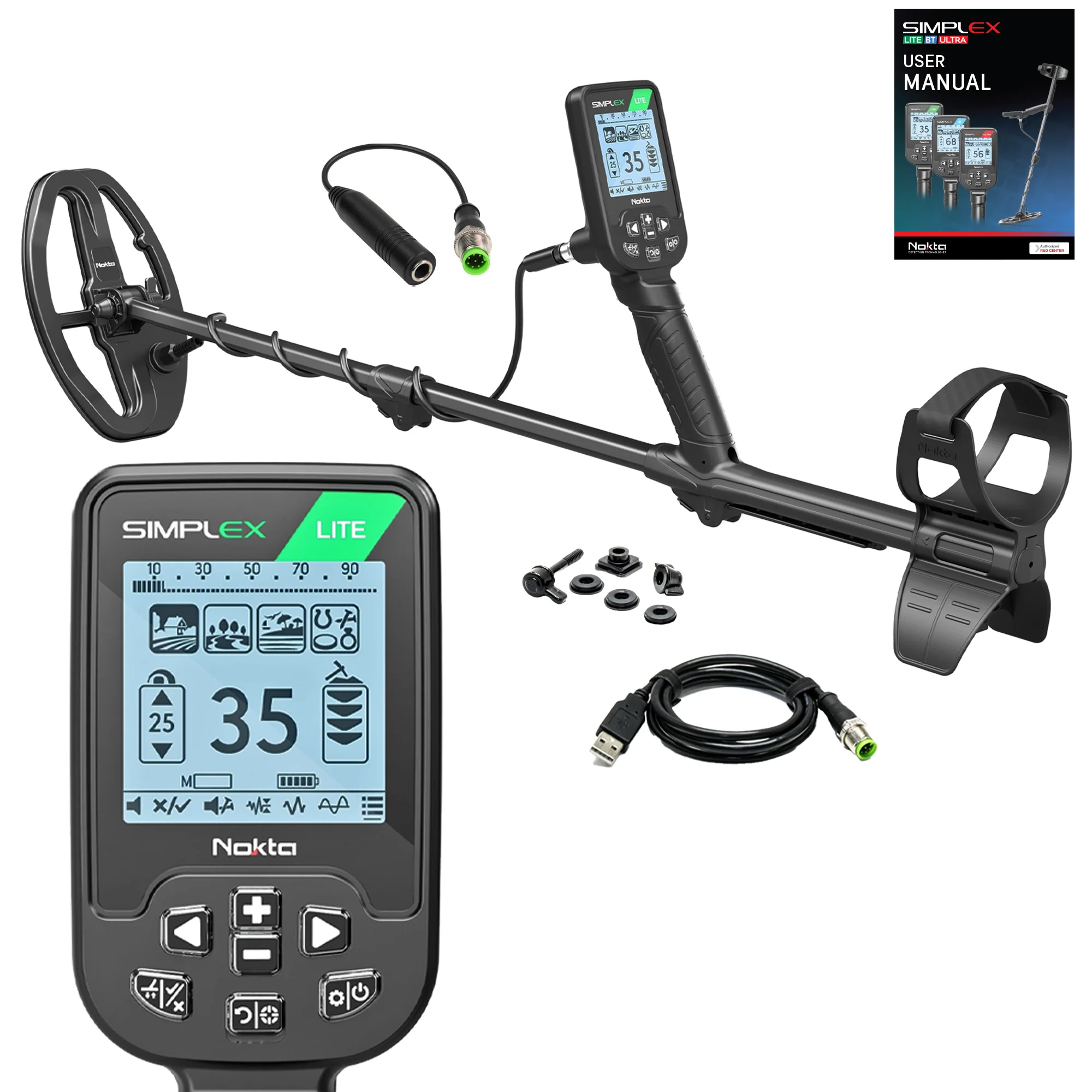 Nokta Simplex LITE Waterproof Metal Detector (Open Box) - Image 1