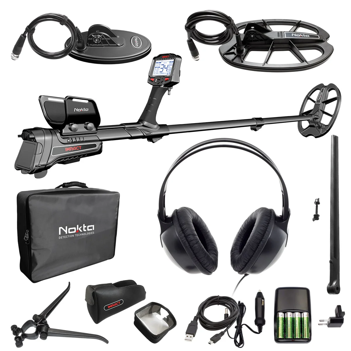 Nokta Impact Pro Pack Metal Detector - Complete Bundle (Open Box) - Image 2