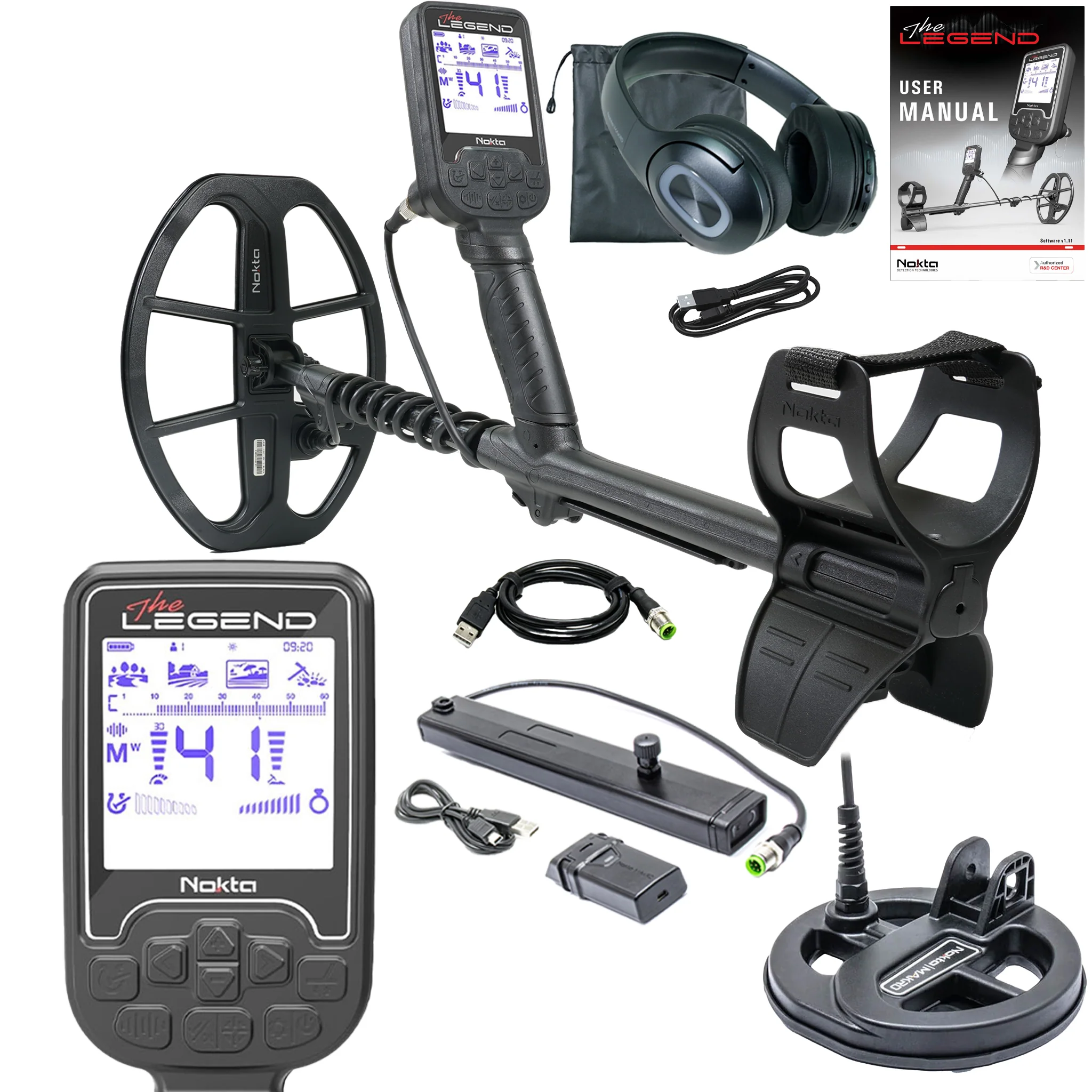 Nokta The Legend SMF Pro Pack - Wireless Multi-Frequency Detector - Image 1