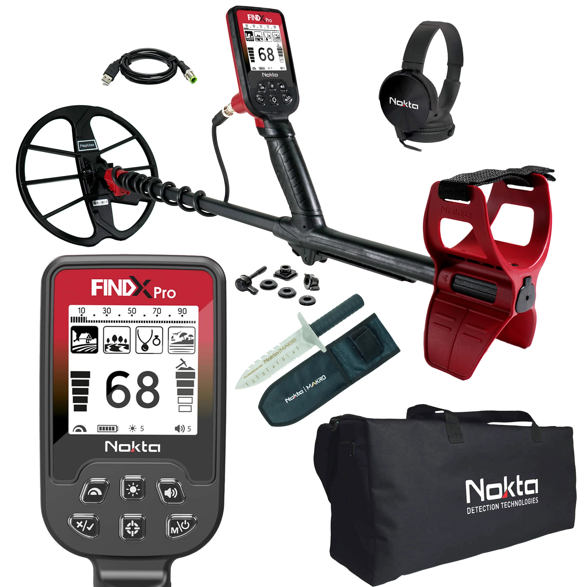 Nokta FINDX Pro Waterproof Metal Detector Kit - Image 1