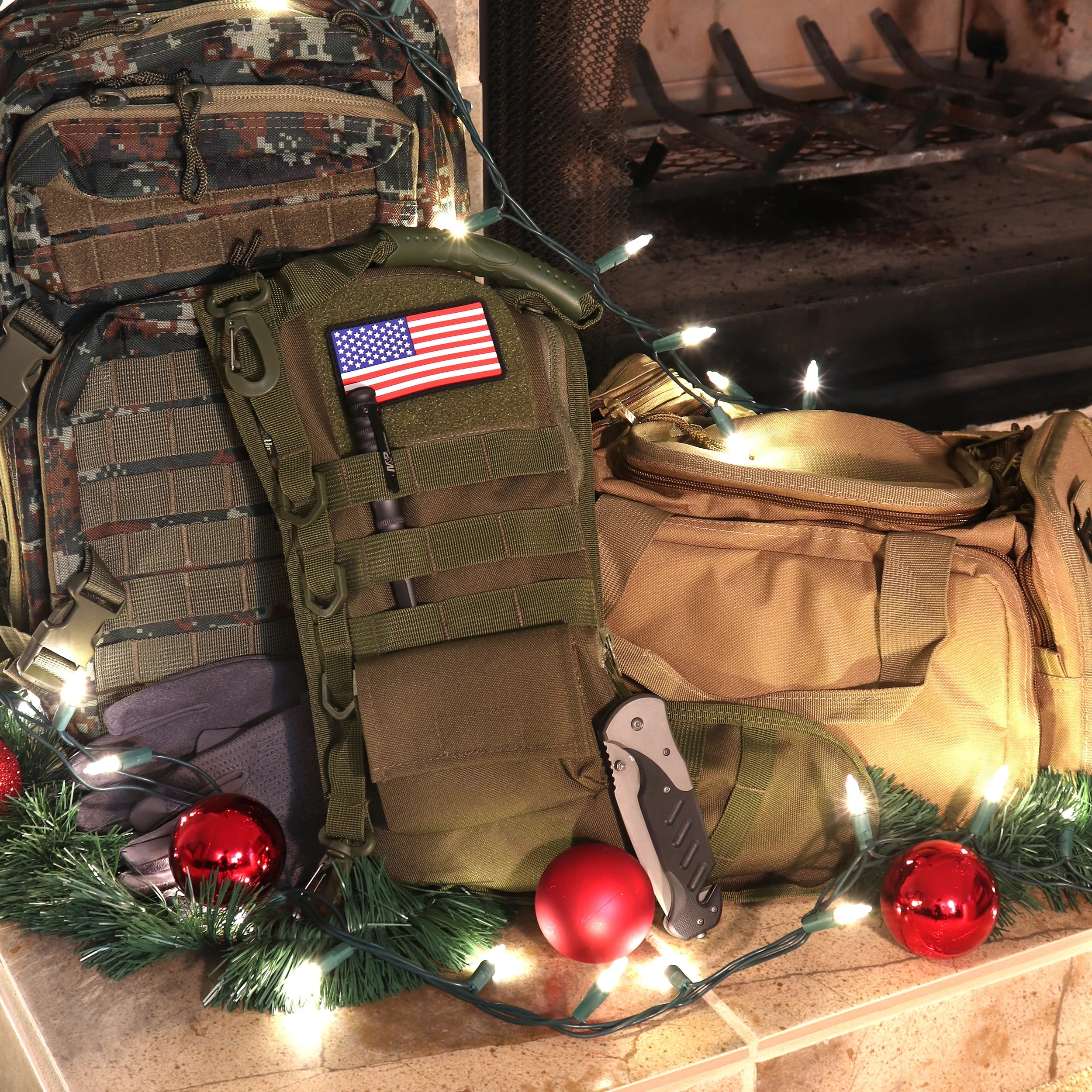 Osage River Ruck Up Tactical Stocking-OD Green - Image 2