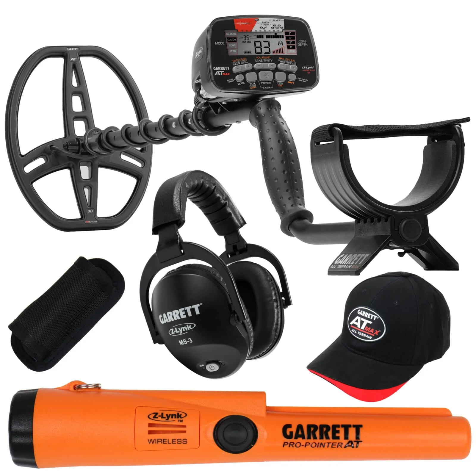 Garrett AT MAX Metal Detector with Pro Pointer AT Z-Lynk - Image 1