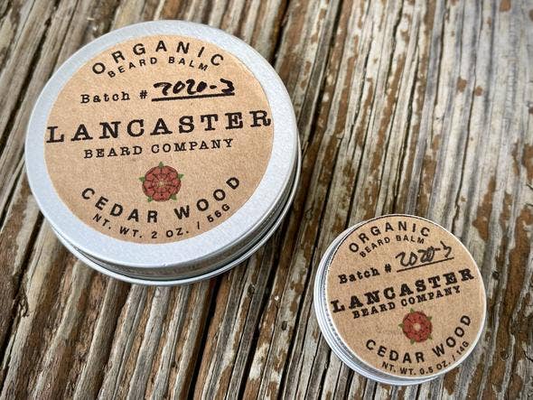 Cedar Wood Organic Beard Balm: 0.5 Oz - Image 2