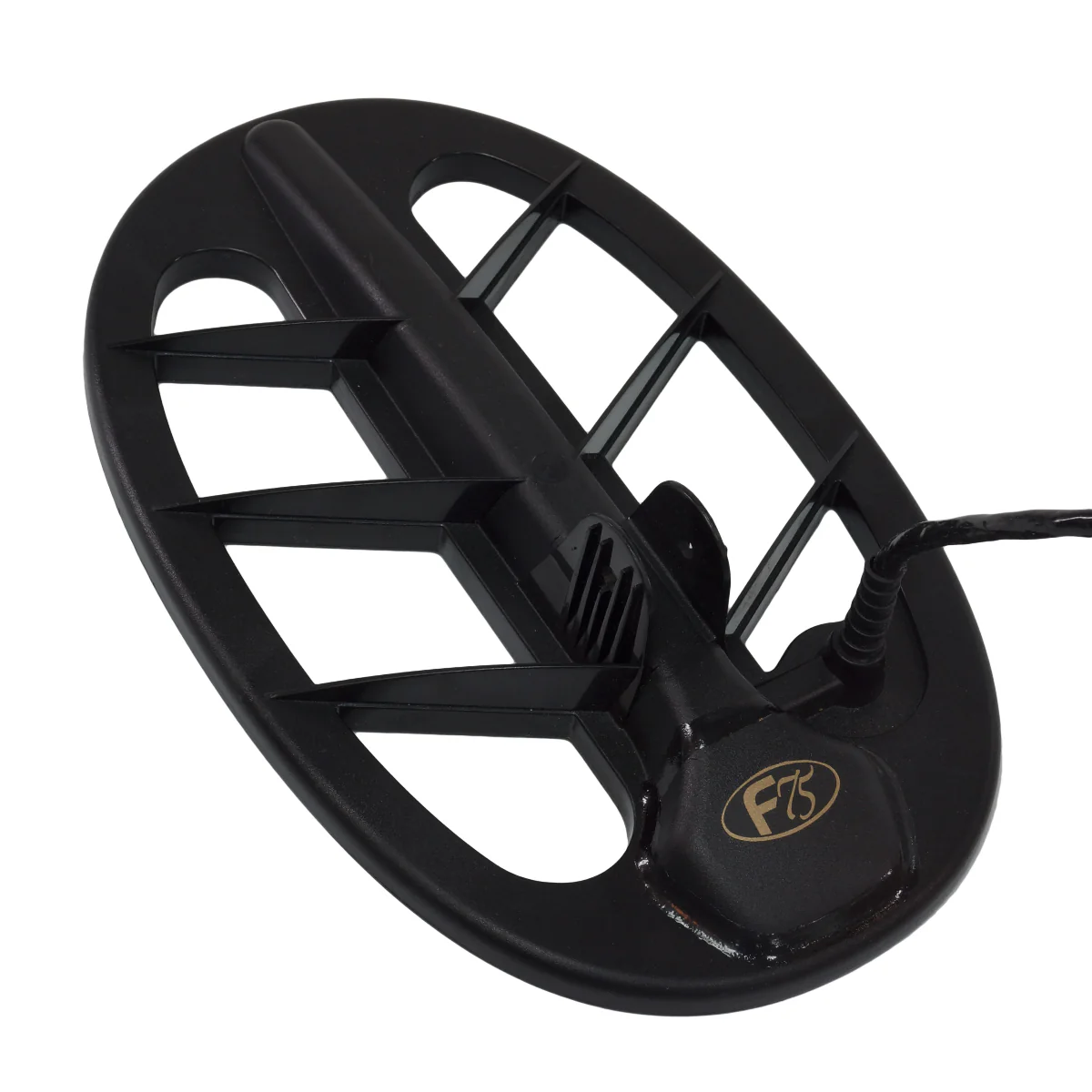Fisher 11″ DD Black Bi-Axial Search Coil For F70 & F75 Metal Detectors