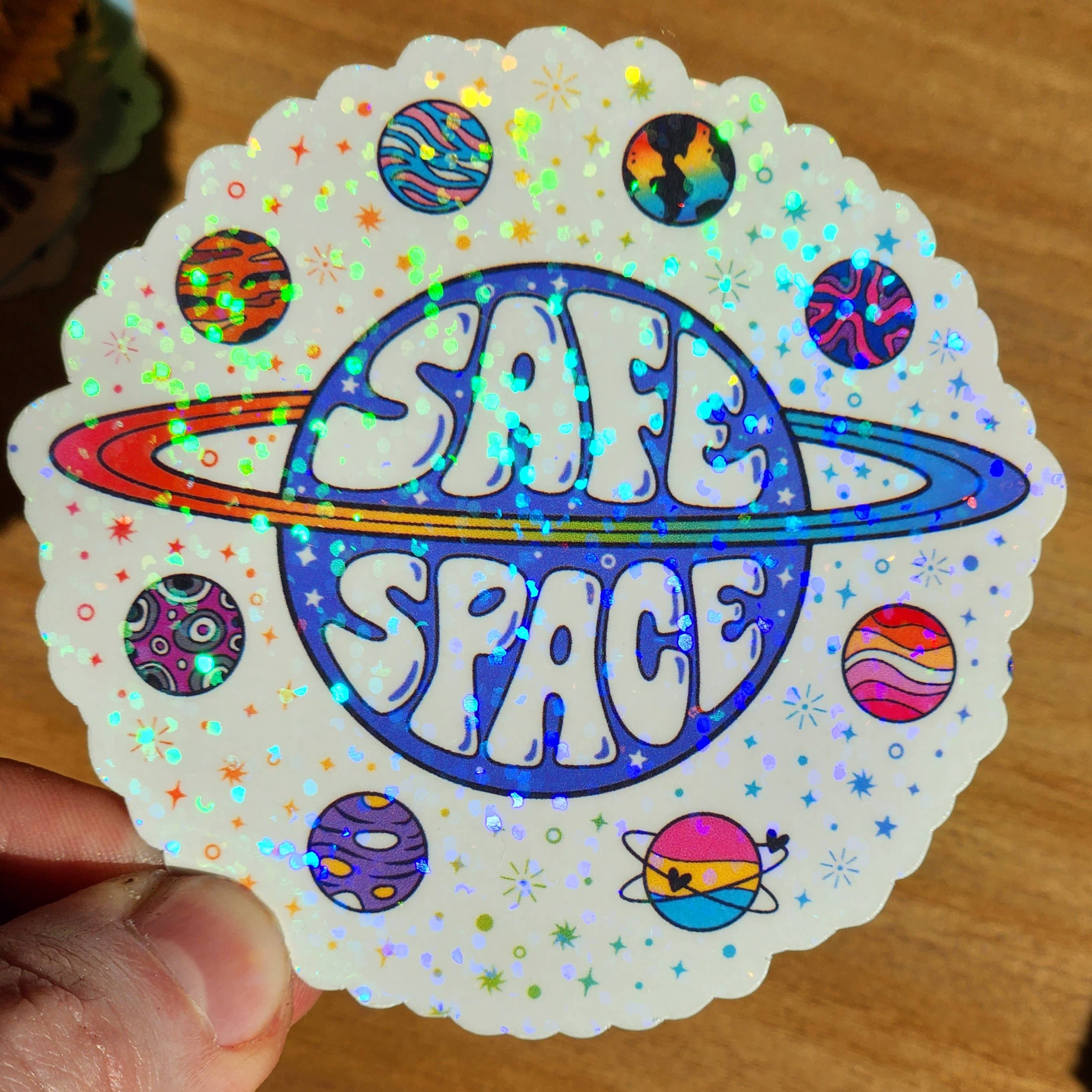Safe space lgbtq sticker pride ally month hydroflask journal - Image 2