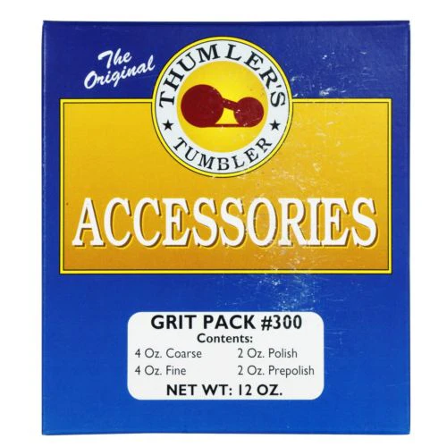 Thumlers Tumbler 12 oz. Grit Set for Rock Tumbling One Small Pack of Each Type - Image 1