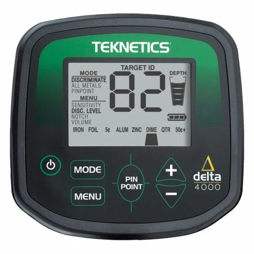 Teknetics Delta 4000 Metal Detector w/ 11" DD Double-D Coil & 5 Year Warranty - Image 2