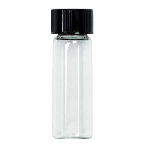 TerraX Small Glass 3/4 oz. Storage Vial with Lid for Gold Prospecting - Image 1