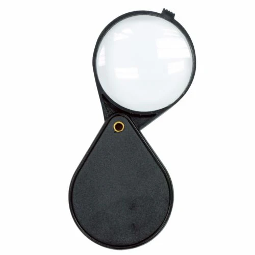 Pocket 2" Glass 6x Magnification Loupe for Gold Prospecting, Jewelry Inspection - Image 1