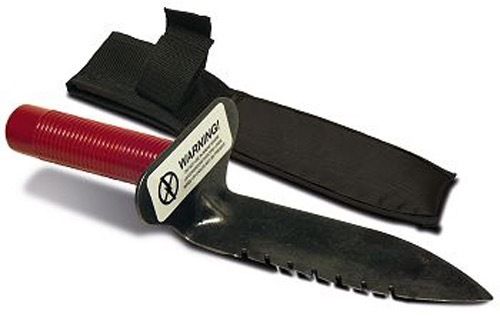 Lesche Combo w/ Serrated T-Handle Shovel, Right Serrated Digging Tool, and Holster - Image 3