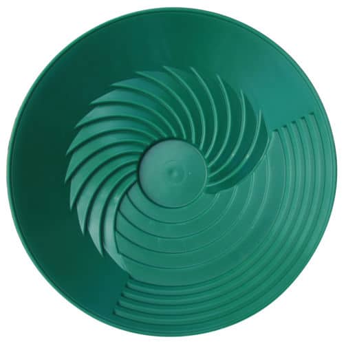 TurboPan Gold Prospecting Tools 10″ Green Plastic Gold Pan