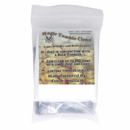 Blue Tumbling Media Silver Cleaning Kit for Coin and Rock Tumblers - Image 1