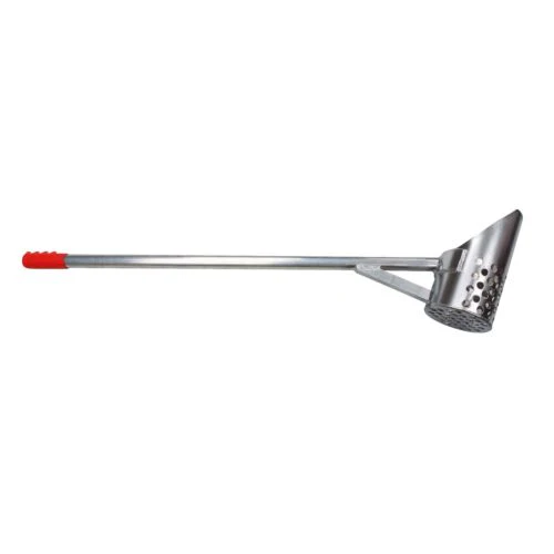 RTG Pro Aluminum 6" x 11" Water Scoop with 5/8" Holes - Image 2