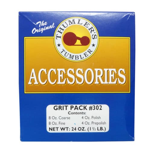 Thumlers Tumbler 24 oz. Grit Set for Rock Tumbling Two Small Packs of Each Type - Image 1