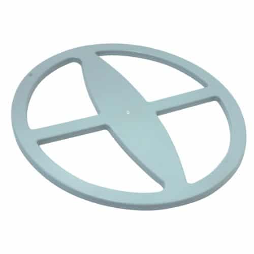 Tesoro 12" x 10" Open Gray Metal Detector Search Coil Cover - Image 1