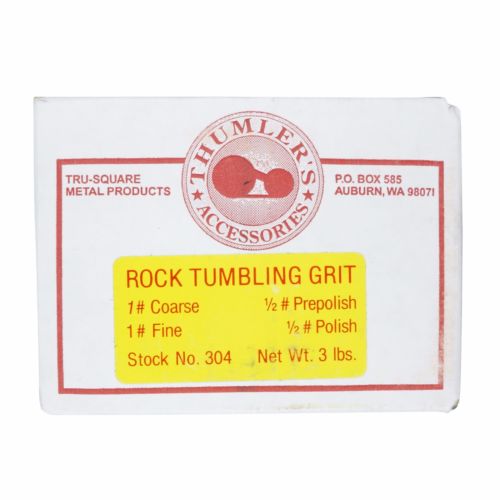Thumlers Tumbler 3 lb. Grit Set for Rock Tumbling One Large Pack of Each Type - Image 3