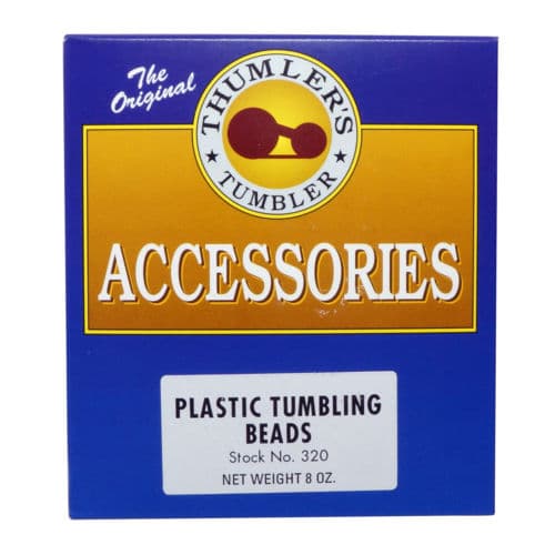 Thumlers Tumbler 8 oz. Plastic Tumbling Beads Rock Polishing Media - Image 1