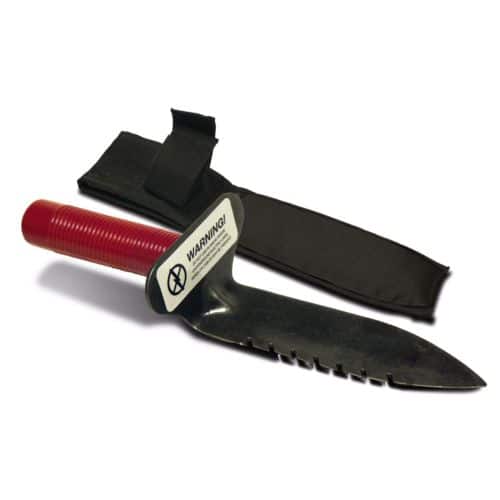 Lesche Sampson 18" T-Handle Shovel, Right-Serrated Digging Tool & ReadyShovel Holster Combo - Image 3