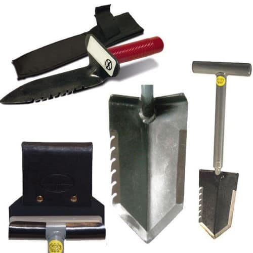 Lesche Combo w/ 18” Serrated Shovel, Digging Tool & Holsters - Image 1