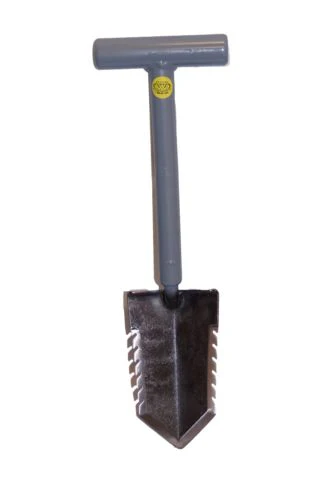 Lesche Sampson 18" T-Handle Double Serrated Shovel & Digging Tool Left Serrated - Image 2