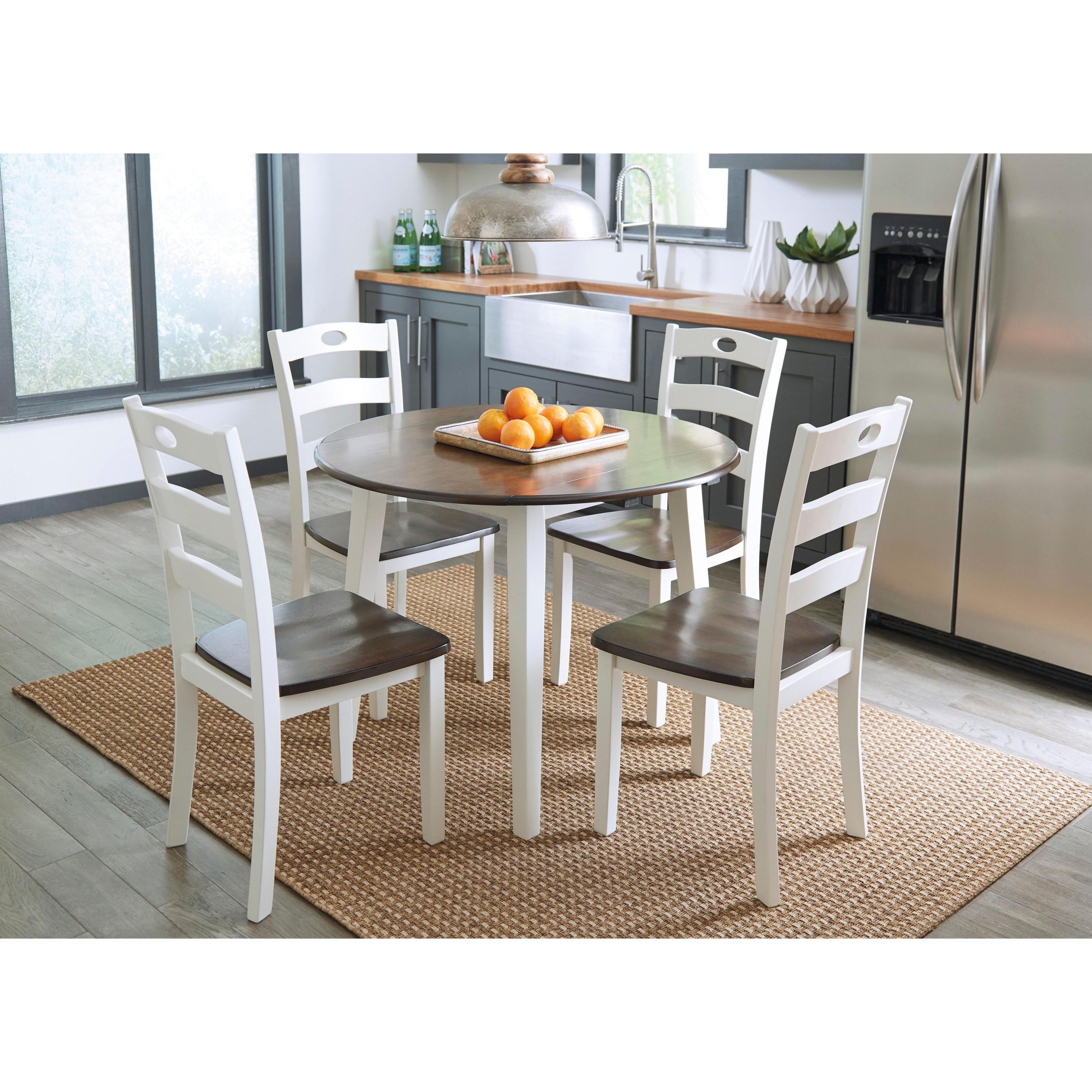 Signature Design by Ashley Woodanville D335D3 5 pc Dining Set - Image 2