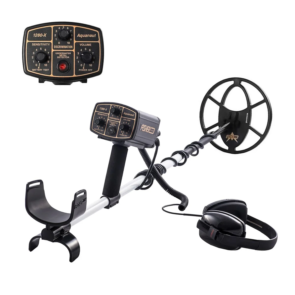 Fisher 1280X Detector with 10″ Concentric Coil