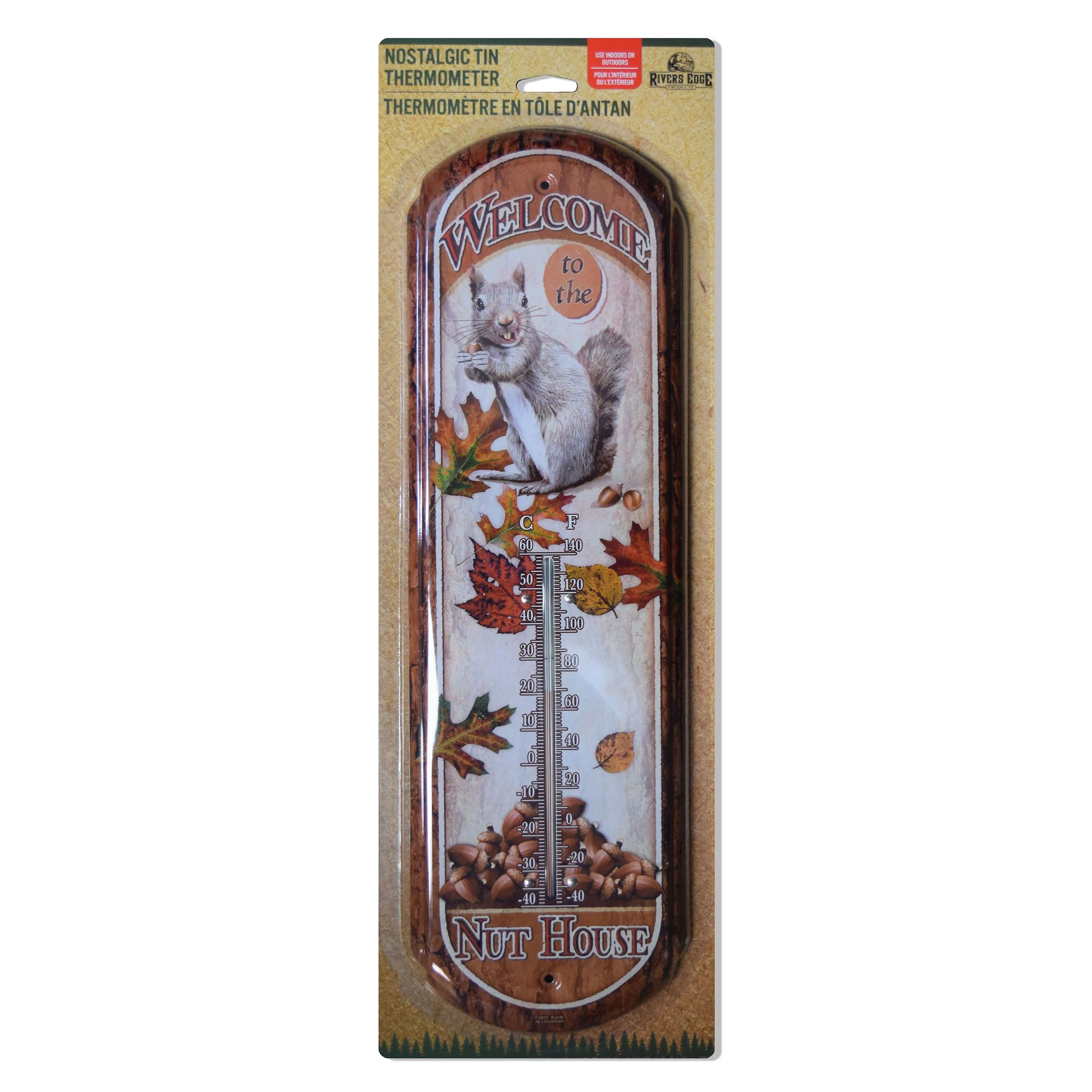 Tin Thermometer-Welcome Nut House - Image 3