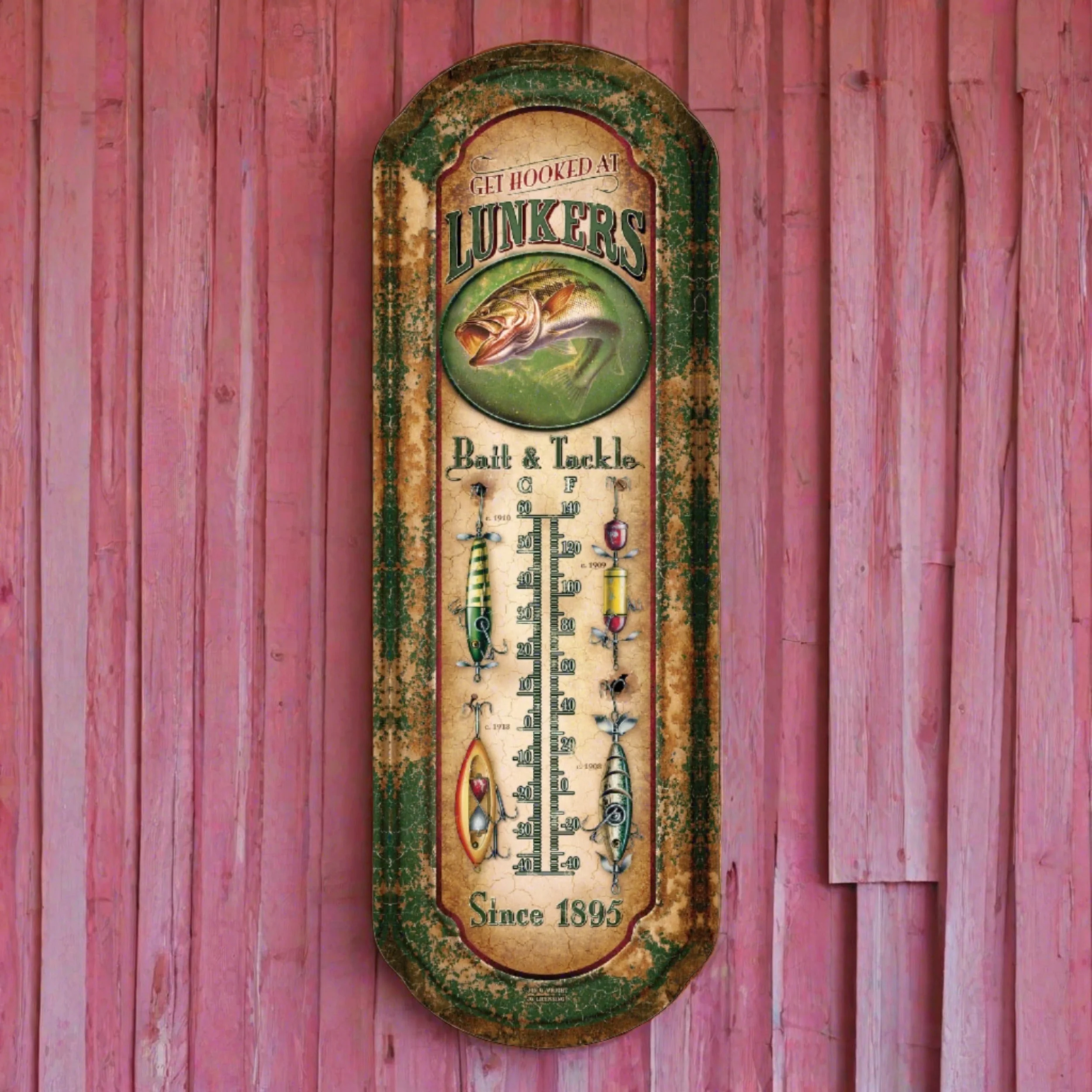Tin Thermometer-Lunkers